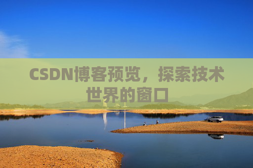 CSDN博客预览，探索技术世界的窗口
